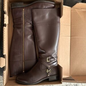 Dark Brown Michael Kors Boots
